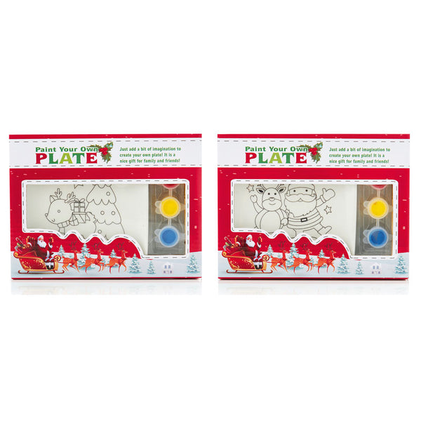 Premier Paint Your Own Ceramic Plate (Assorted Designs) image 0
