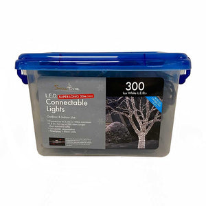 SnowTime 300 Connectable LED Twinkling Lights - Ice White image 1