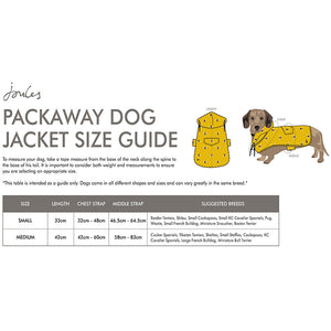 Joules Mustard Showerproof Packaway Dog Coat image 3