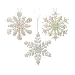 Decoris Iris Acrylic Snowflake (Assorted Designs) image 0