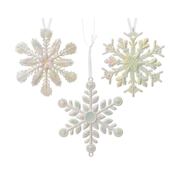Decoris Iris Acrylic Snowflake (Assorted Designs) image 0
