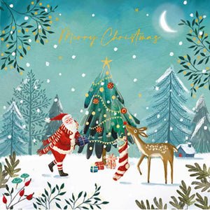 Ling Charity Christmas Cards - Santa &amp; Rudolph (Pack of 6) image 0