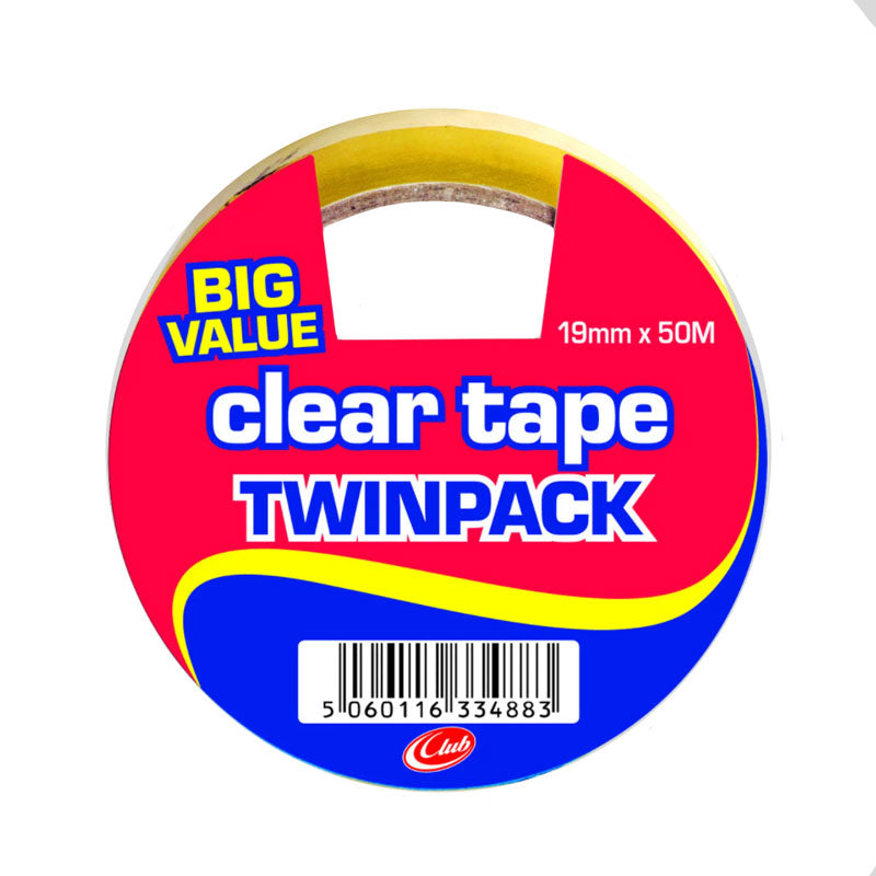 Big Value Clear Tape Twin Pack image 0