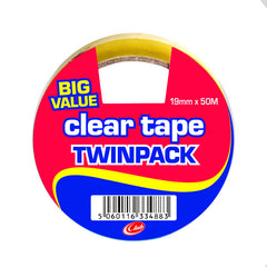 Big Value Clear Tape Twin Pack image 0