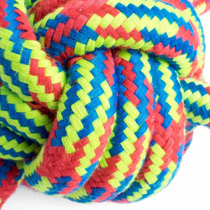 Petface Toyz Woven Quad Rope Ball image 1
