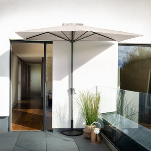 Hartman Catalan Balcony Parasol &amp; Cover, Dove image 1