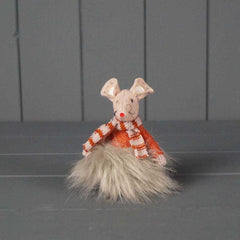 Satchville Orange Fabric Mouse image 0