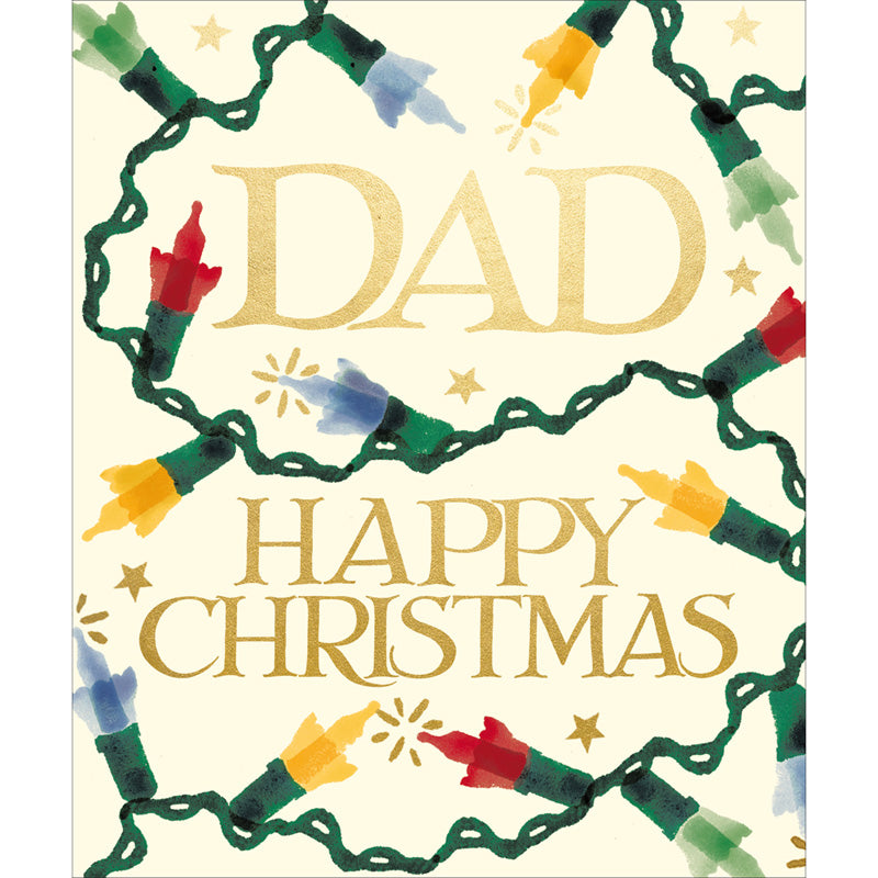 Woodmansterne Fairy Lights Dad Christmas Card image 0