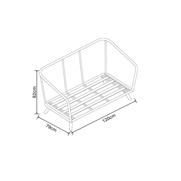 Hartman Trevi Garden Lounge Set with 2-Seater Sofa image 4