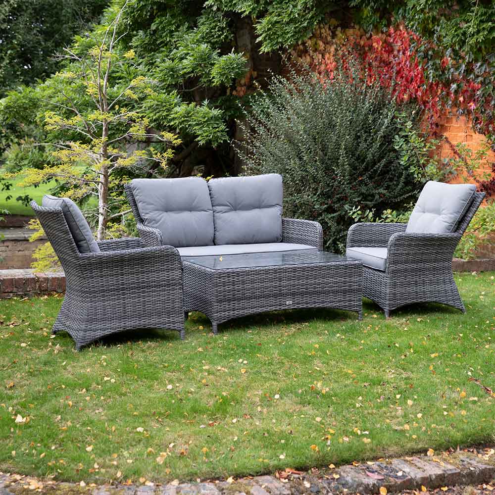Supremo Tivoli 4-Seat Garden Lounge Set with Rectangular Coffee Table image 0
