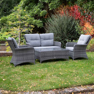 Supremo Tivoli 4-Seat Garden Lounge Set with Rectangular Coffee Table image 1