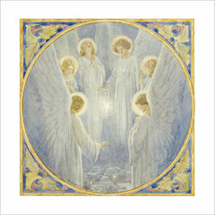 Woodmansterne Angels Gathered Christmas Card image 0