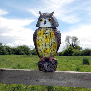 The Big Cheese Wind-Action Garden Owl Pest Deterrent image 3