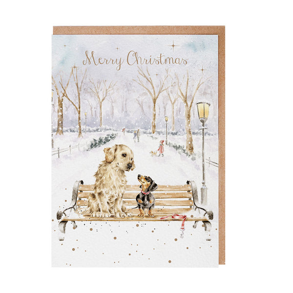 Wrendale Designs Notecard Pack - Winter Walks (Pack of 8) image 1