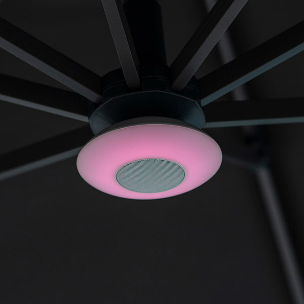 Bramblecrest Cantilever Parasol LED Light with Bluetooth Speaker image 0
