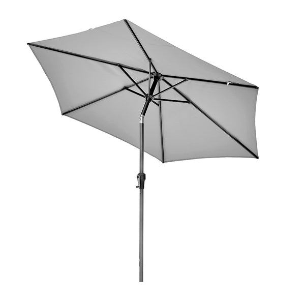 Platinum Riva 2.5m Round Crank & Tilt Parasol – Luna Grey image 3