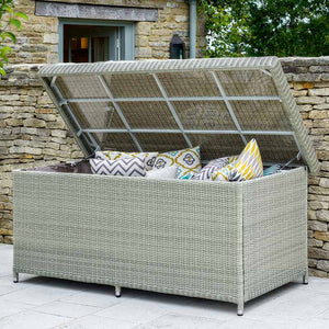 Bramblecrest Monterey Dove Grey Cushion Storage Box with Liner - Large image 0
