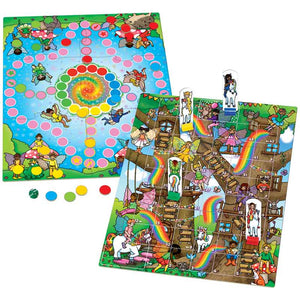 Orchard Toys Fairy Snakes & Ladders and Ludo Games image 3
