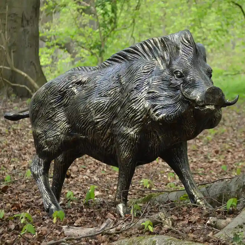 Home & Garden UK Wild Boar Garden Statue image 0