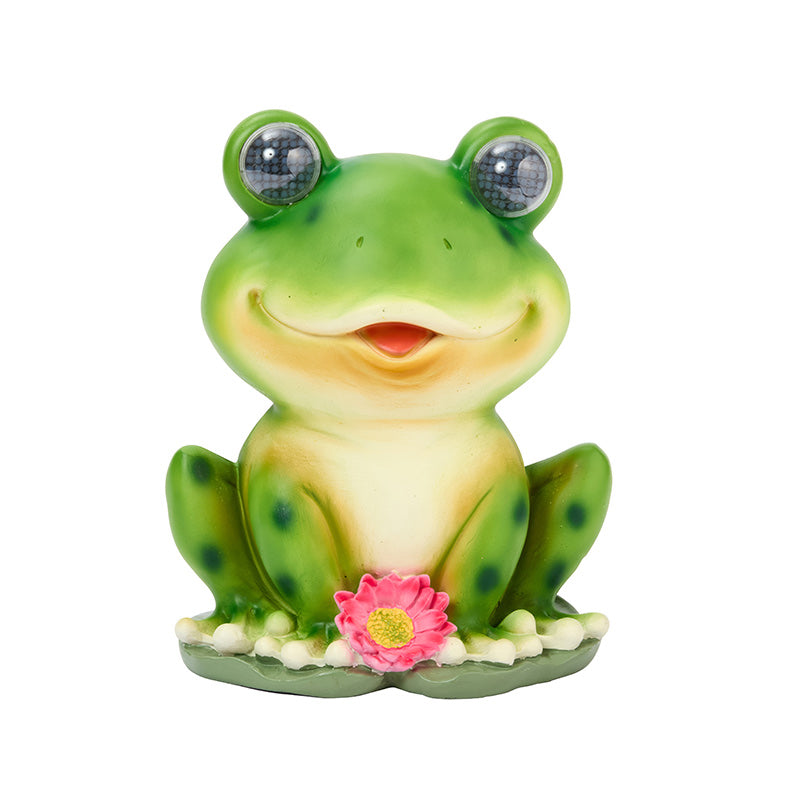 Smart Garden Solar Powered Blinkin’ Frog image 0