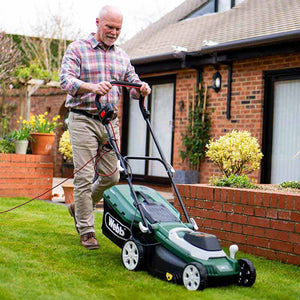 Webb Supreme 40cm / 16" Electric Rotary Lawnmower with Rear Roller image 1