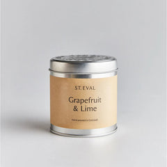 St. Eval Grapefruit & Lime Tin Scented Candle image 0