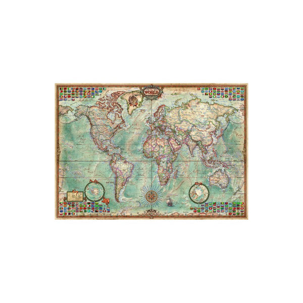 University Games Political Map Of The World 1500pc Jigsaw Puzzle image 1