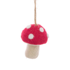 Floralsilk Red Mushroom Hanger image 0