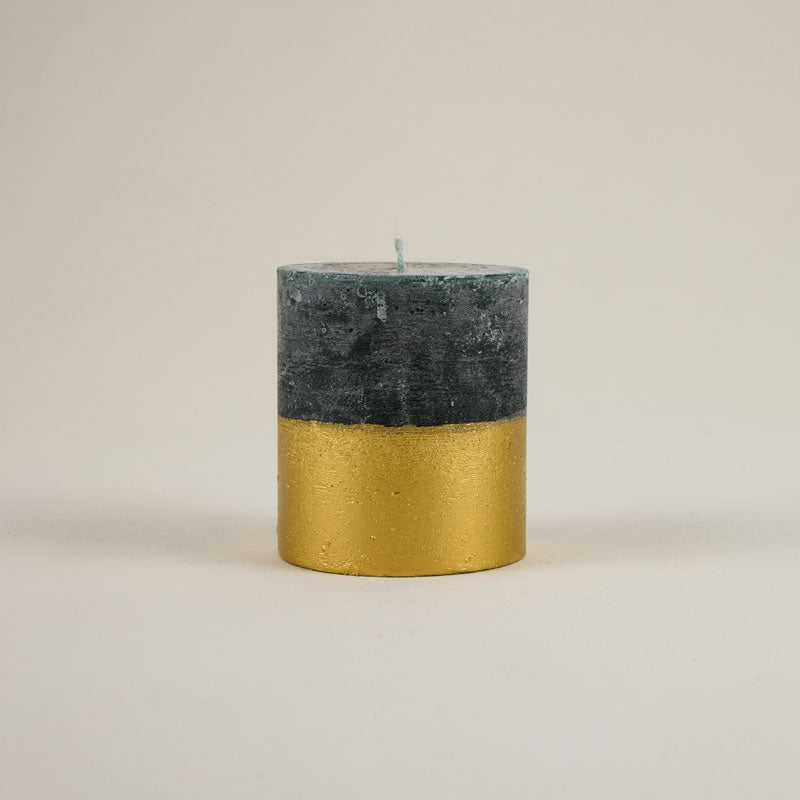 St Eval Winter Thyme Gold Half Dipped Candle image 0