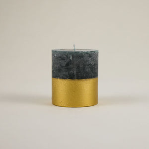 St Eval Winter Thyme Gold Half Dipped Candle image 1