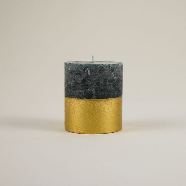 St Eval Winter Thyme Gold Half Dipped Candle image 1