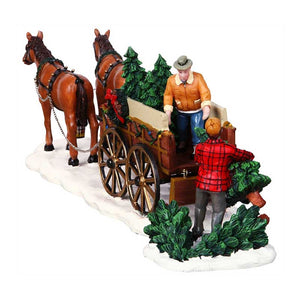 Lemax Christmas Tree Wagon (Set of 2) image 3