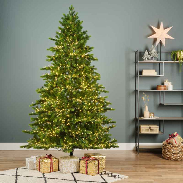 Everlands Galloway Spruce / Denver Spruce Pre-Lit Christmas Tree - 7ft image 0