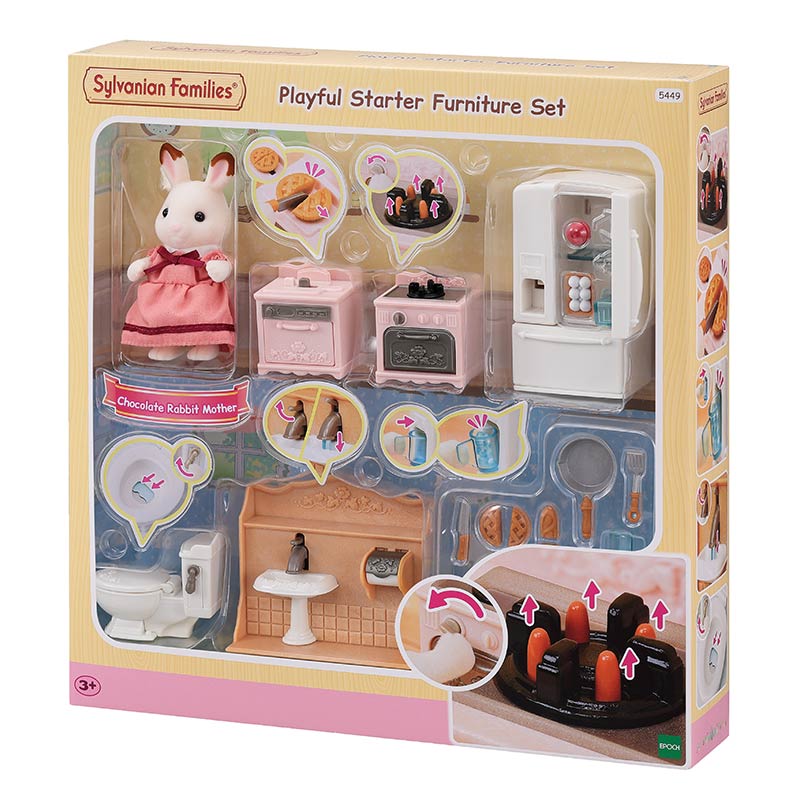 Sylvanian Families Playful Starter Furniture Set image 0