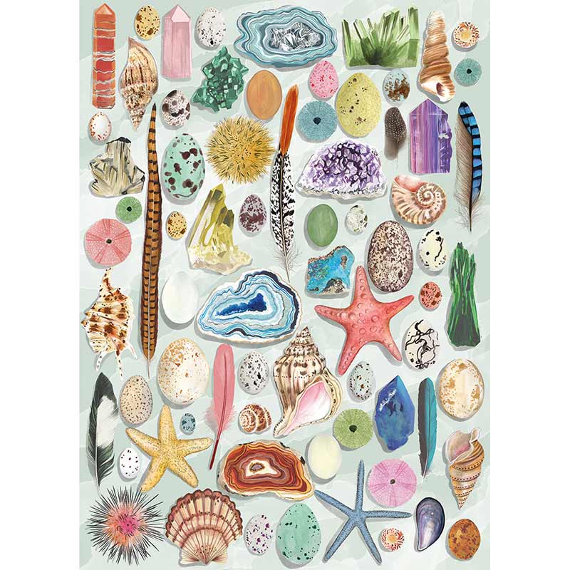Gibsons The Art File: Natural Curiosities 1000 Piece Puzzle image 0