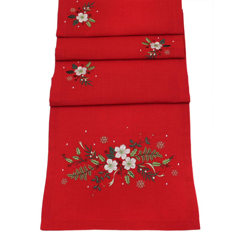Peggy Wilkins Christmas Roses Table Runner image 0