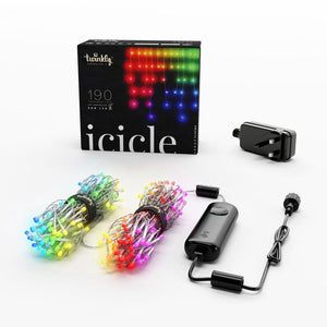 Twinkly App-Controlled LED Icicle Lights - Gen II image 1