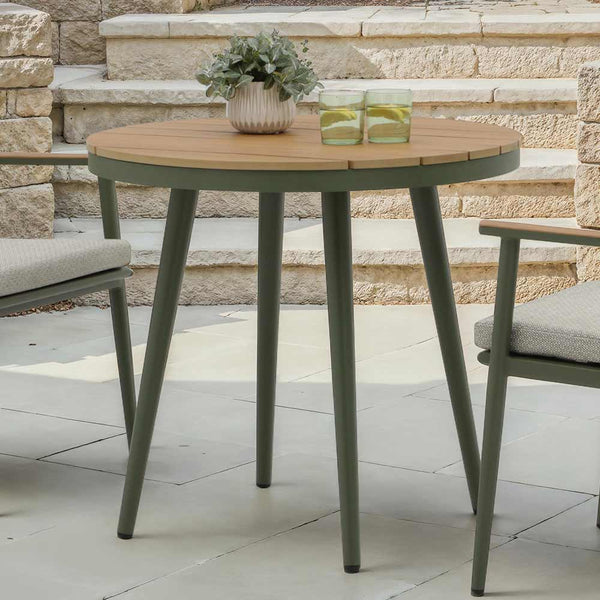 Bramblecrest RHS Wisley Round Bistro Set - Sage image 2
