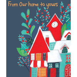 Paper Salad From Our Home To Yours Christmas Card image 0