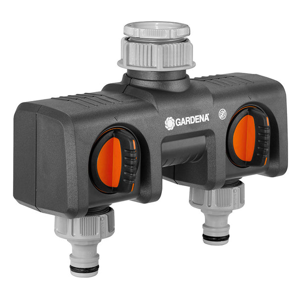 GARDENA Twin Tap Connector 2 Channel Distributor image 0