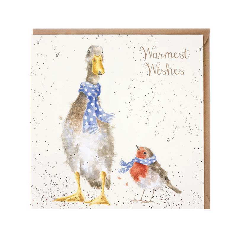 Wrendale Designs Christmas Scarves Christmas Card image 0