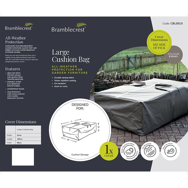 Bramblecrest Large Outdoor Cushion Storage Bag image 2