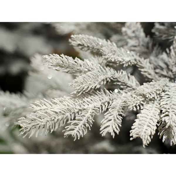 Everlands Grey Frosted Grandis Fir Artificial Christmas Tree - 8ft image 4