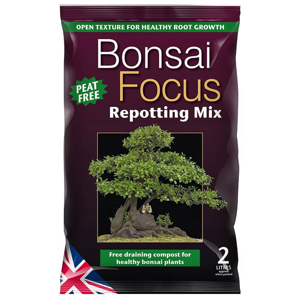 Growth Technology Bonsai Focus Peat Free Repotting Mix - 2 litres image