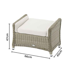Bramblecrest Monte Carlo 2 Seat Recliner Set in Prairie Rattan image 9