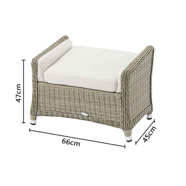Bramblecrest Monte Carlo 2 Seat Recliner Set in Prairie Rattan image 9