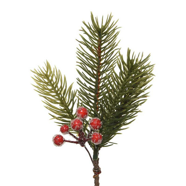 Everlands Small Pine & Berries Pick image 0