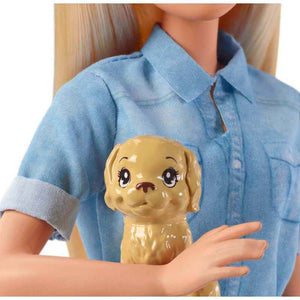 Barbie Travel Doll & Puppy Playset image 2