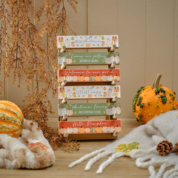 Harvest Pumpkin Tabletop Quote Block (Sold Separately) image 0