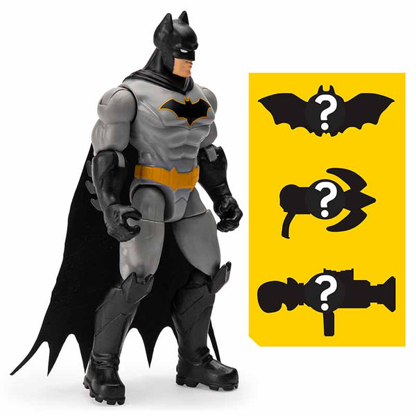 DC Comics BATMAN 4" Action Figure with 3 Mystery Accessories (Styles Vary) image 3